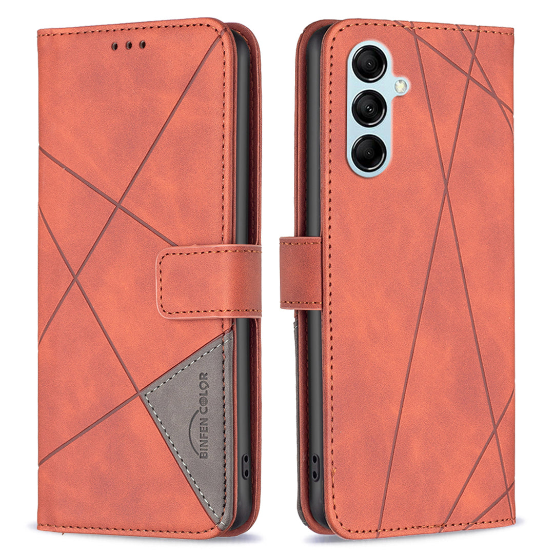 BINFEN COLOR BF05 til Samsung Galaxy M14 5G påtrykt PU-læderetui Pungstandscover BINFEN COLOR BF05 til Samsung Galaxy M14 5G påtrykt PU-læderetui Pungstandscover